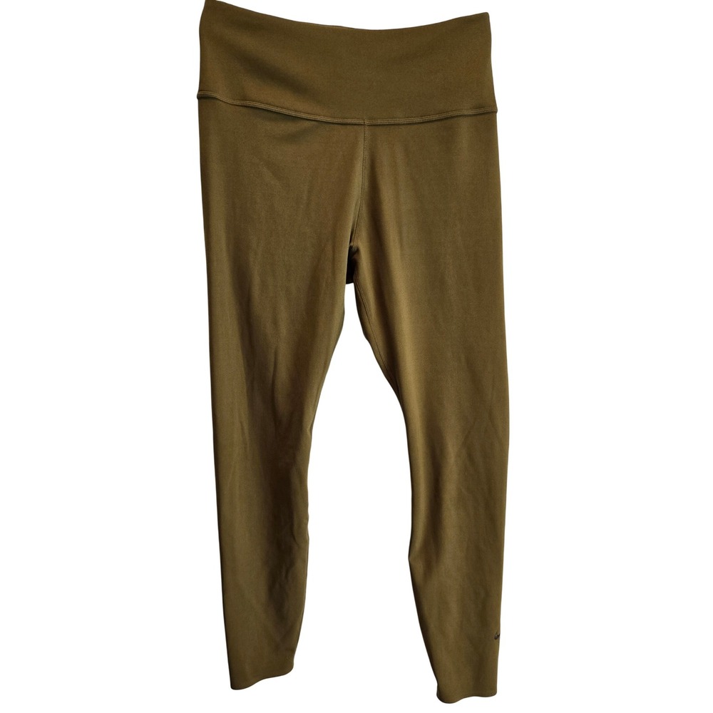 Nike Dri-FIT Olive Green Athletic Leggings Women's‎ Workout Pants